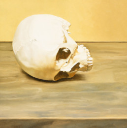 Skull, 1997, OOC, 20 x 20 in