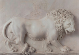 Löwe, Öl auf Leinwand, 2021, 53 x 75 cm